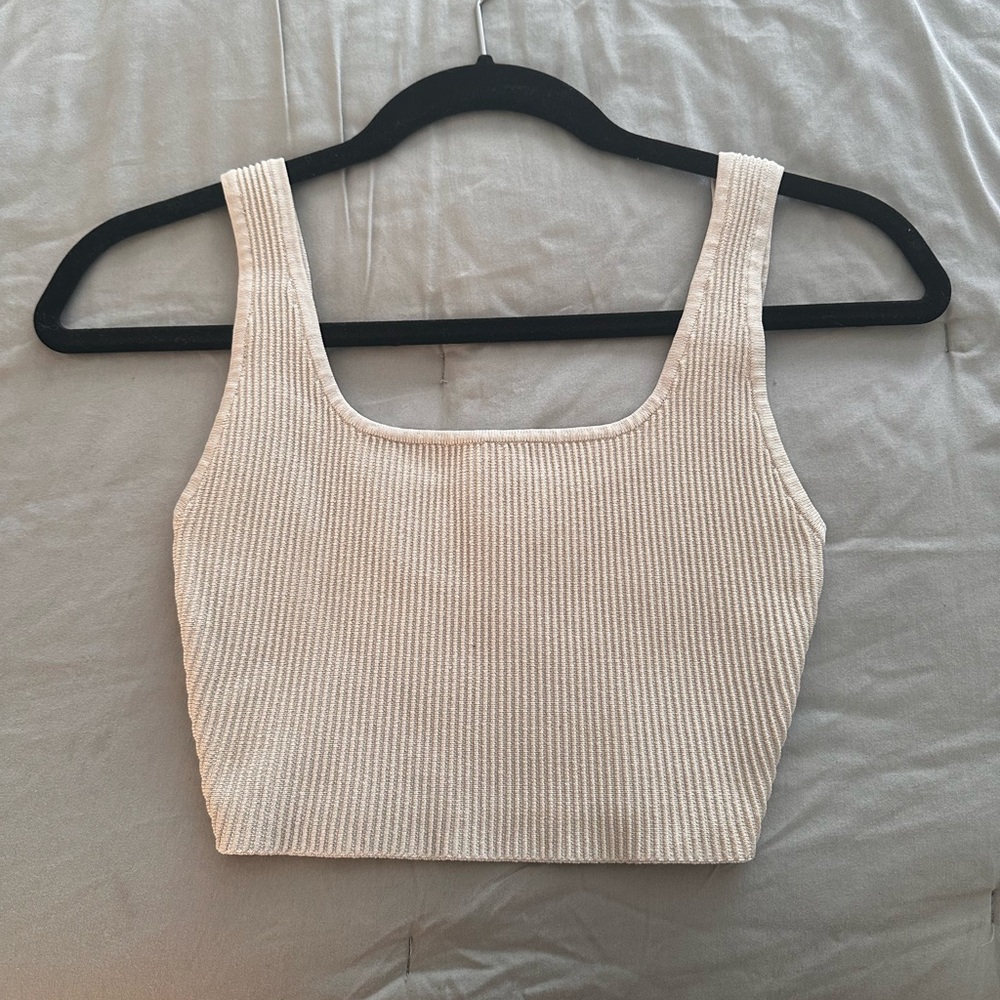 Artizia Babaton cropped Ribbed Tank